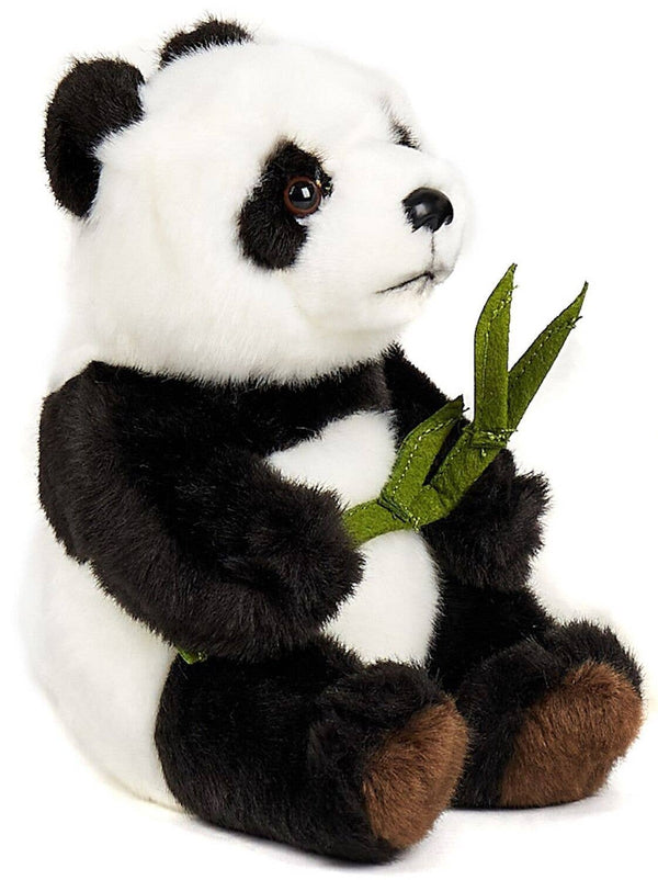 Peluche Panda avec Bambou Assis Uni Toys