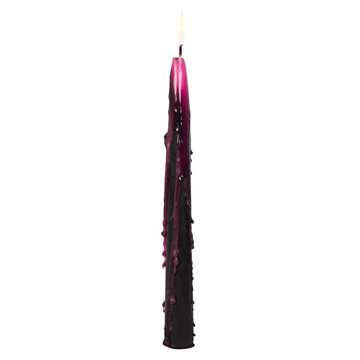 Set of 4 pink gothic "Vampire Tears" candles