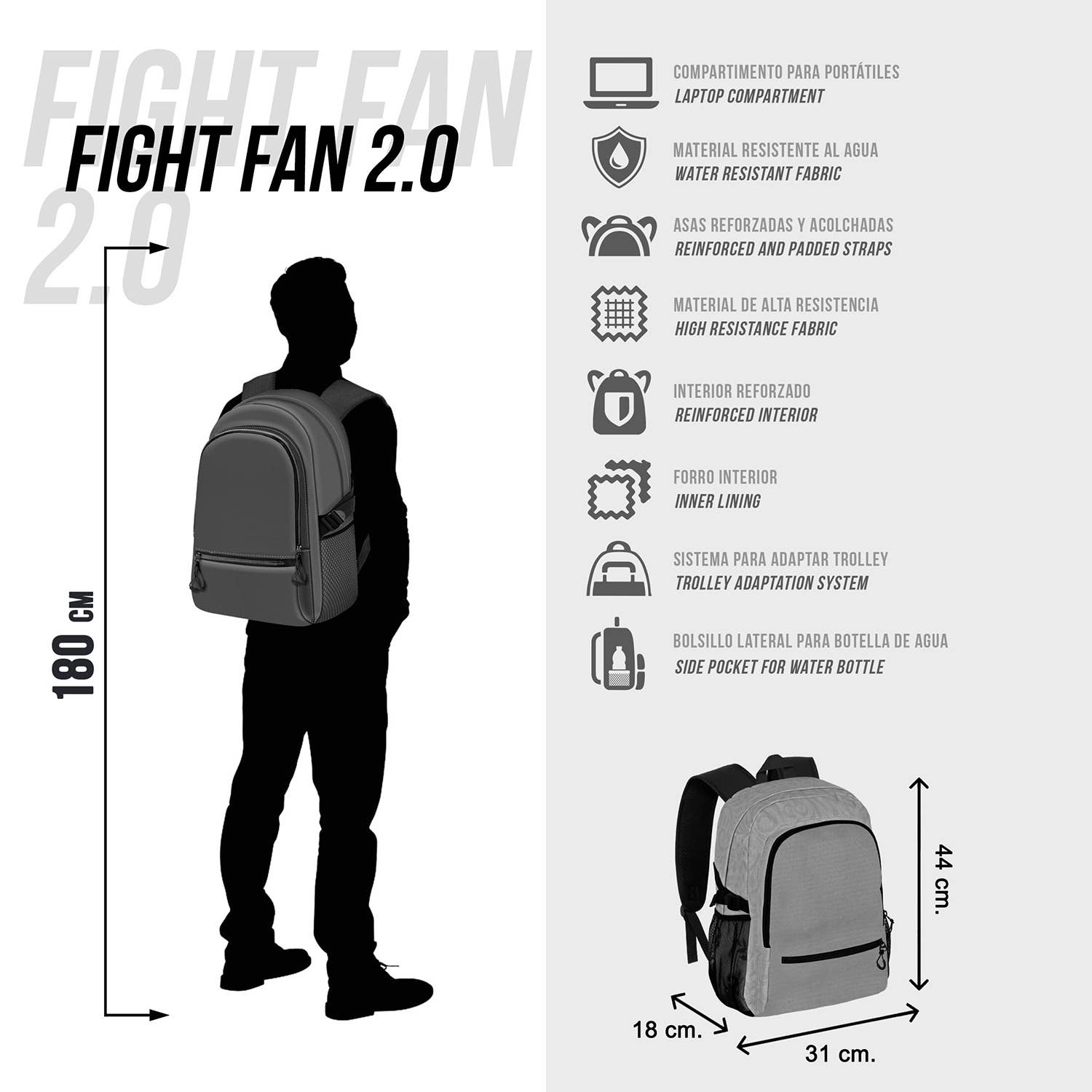 Sac à Dos Fight FAN 2.2 Barbie « Comic »