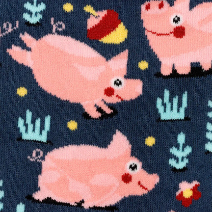 Pig Socks with Tassels