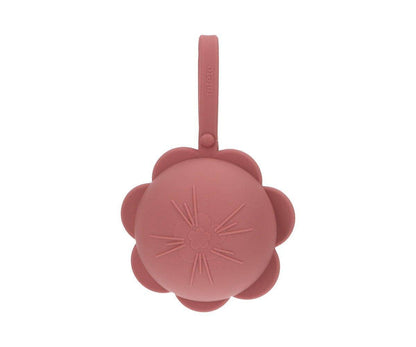 Silicone Brick Flower Pacifier Holder