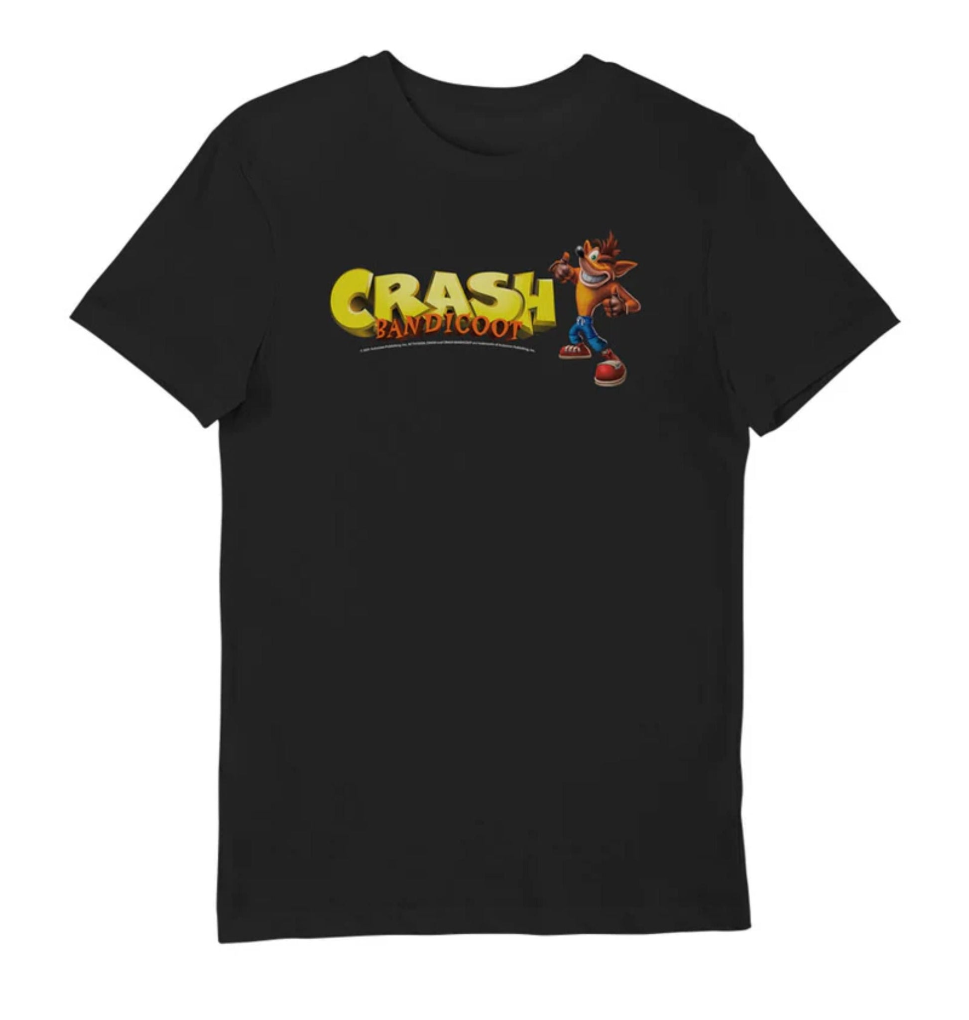 T-shirt Crash Bandicoot avec logo