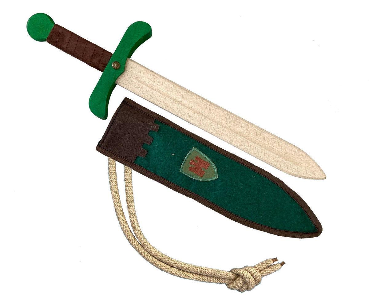 Kamelot S Sword + Brown/Green Scabbard