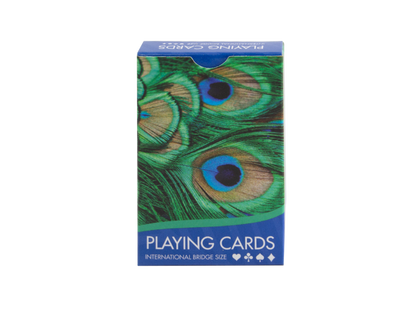 Playing cards, Peacock feathers