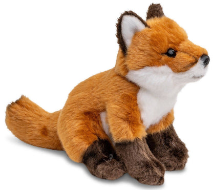 Peluche Renard roux, assis