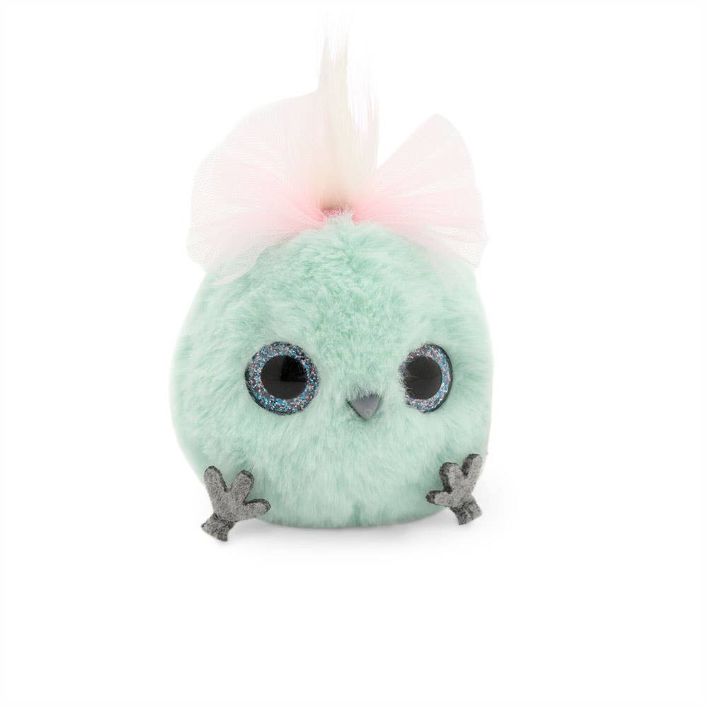 Whozie plush pendant with bow, 8 cm