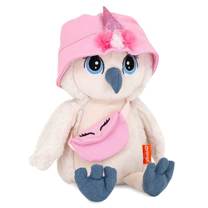 Peluche Lisa la chouette licorne 20 cm