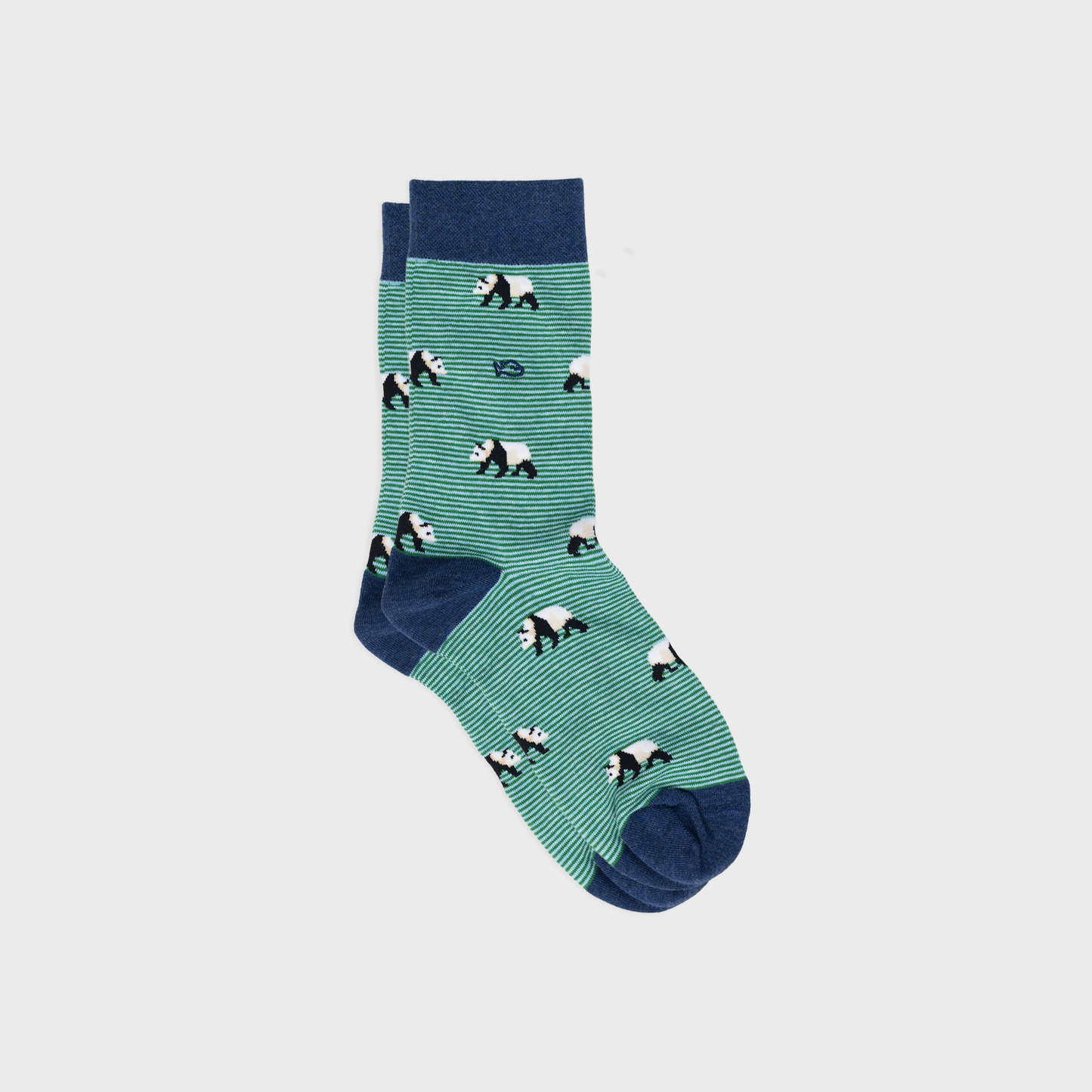 Animal combed cotton socks - Panda
