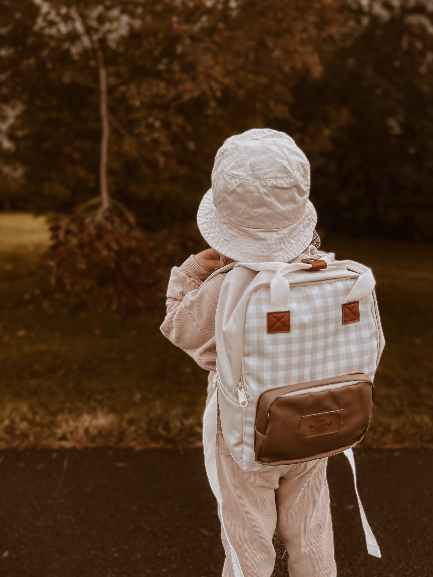 Kids' Backpack - Gingham