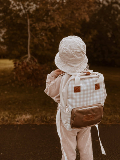 Kids' Backpack - Gingham