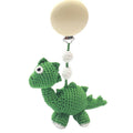 Dinosaurus kinderwagenhaak - Groen