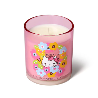 Hello Kitty Seasons geurkaars, Lentebloem, 3D-deksel