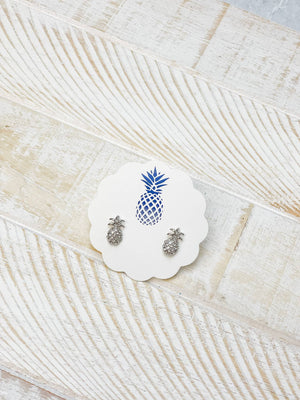 Boucles d'Oreilles Ananas