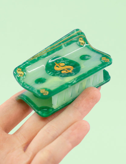 "Manifesting" – la thune dollar Pince à cheveux design soigné | Joanna Behar – vue 1