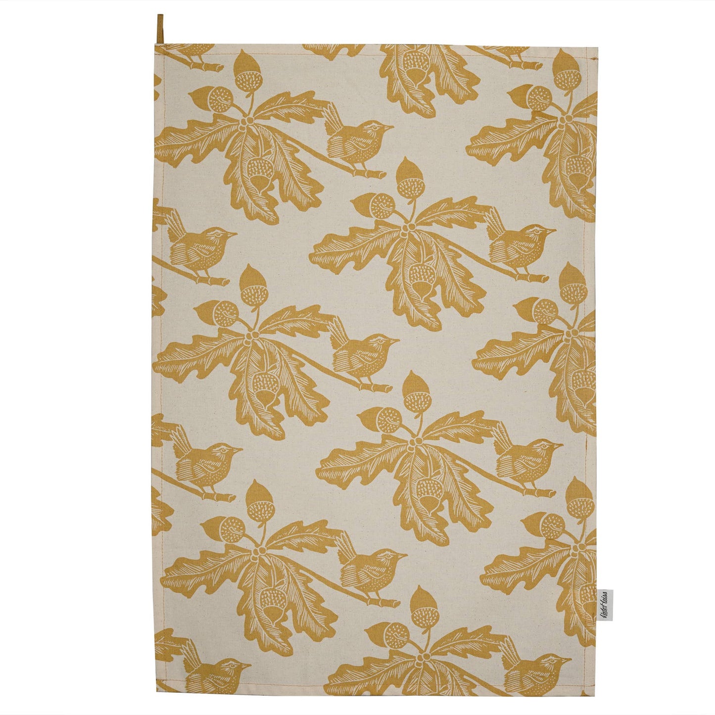 Torchon Woodland - feuille ocre