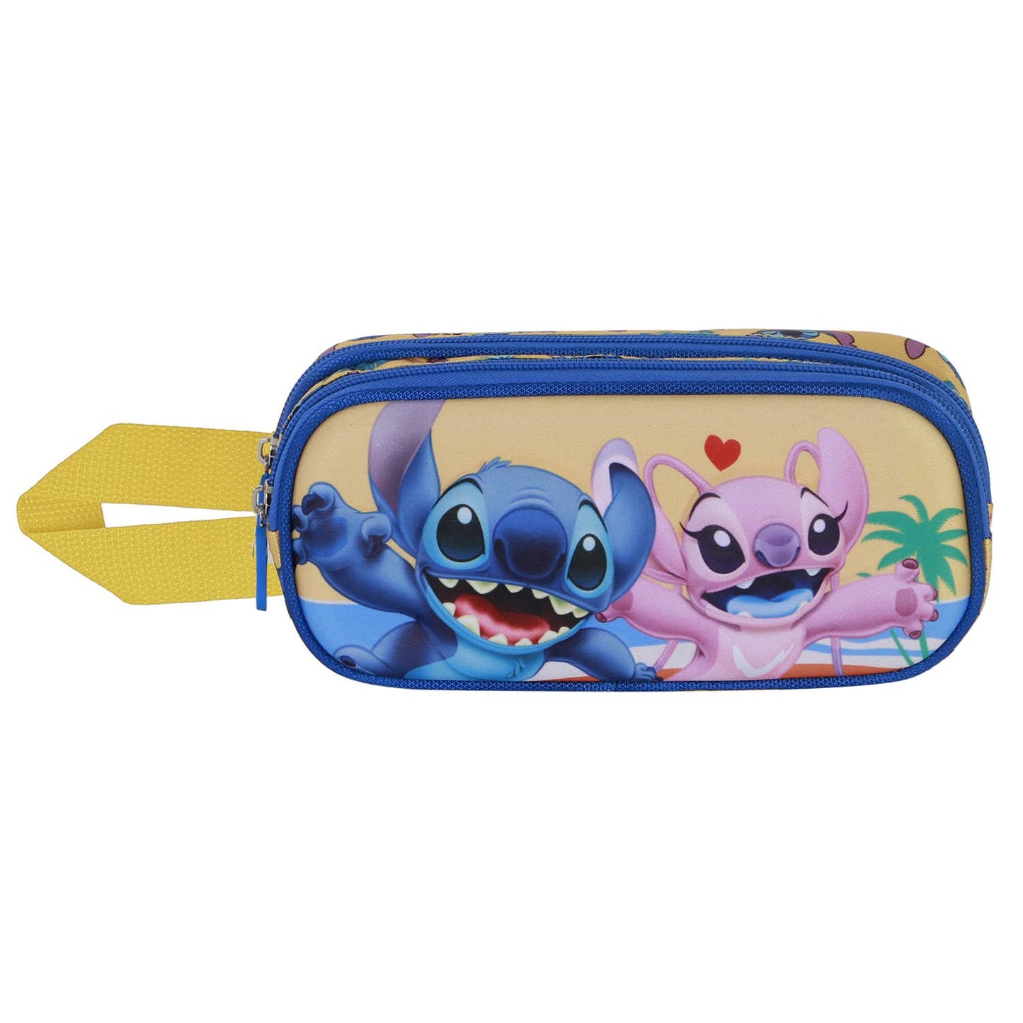 Disney Lilo &amp; Stitch Ocean 3D Double Pencil Case