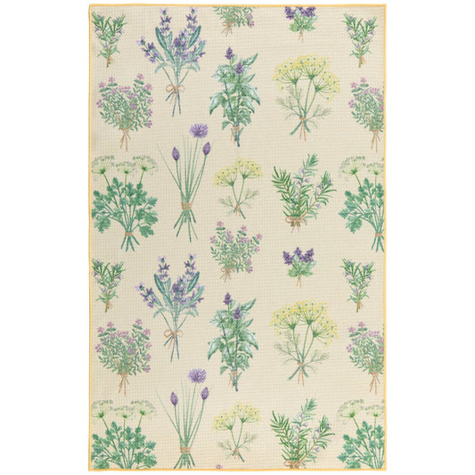 Fresh Herbs recycled microfiber dish towel by Now Designs