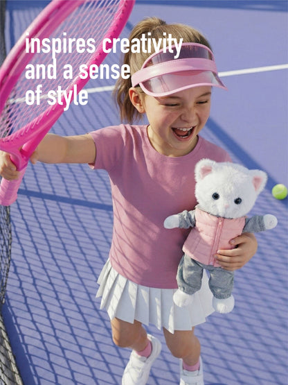 Peluche, Lucky Kitty, Lucky Sophie : Promenade sportive 38 cm, dès 3 ans