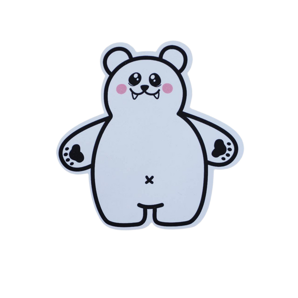 Polar bear sticker