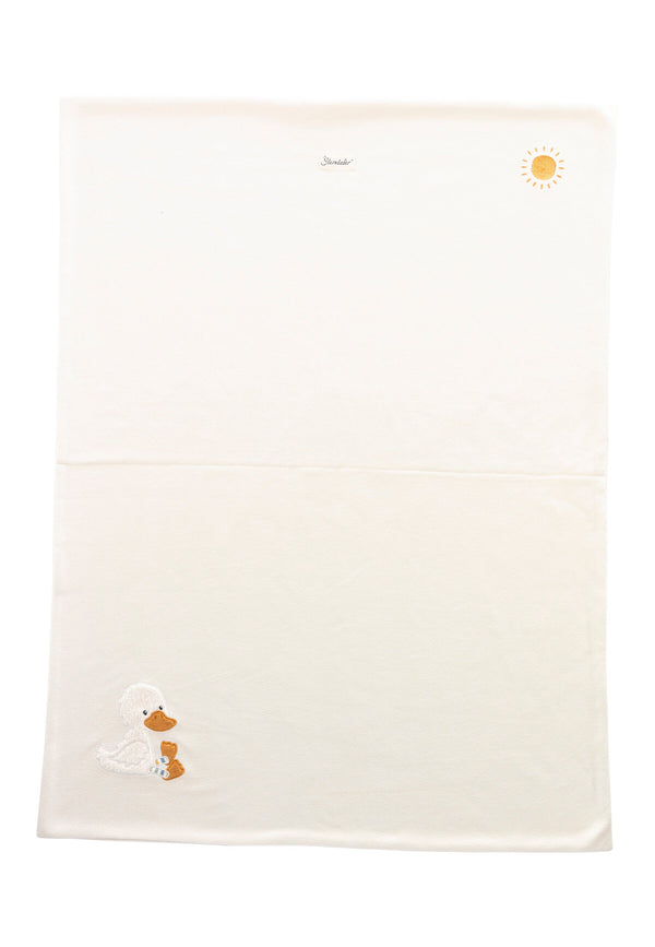 Edda the Duck baby blanket