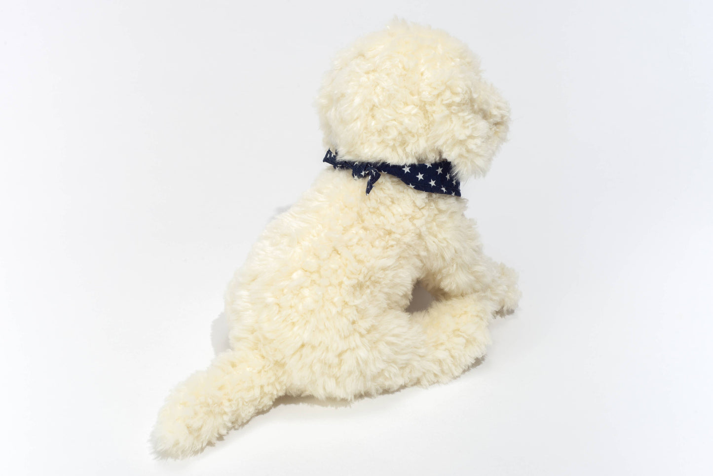 Sitting Labradoodle Plush Toy