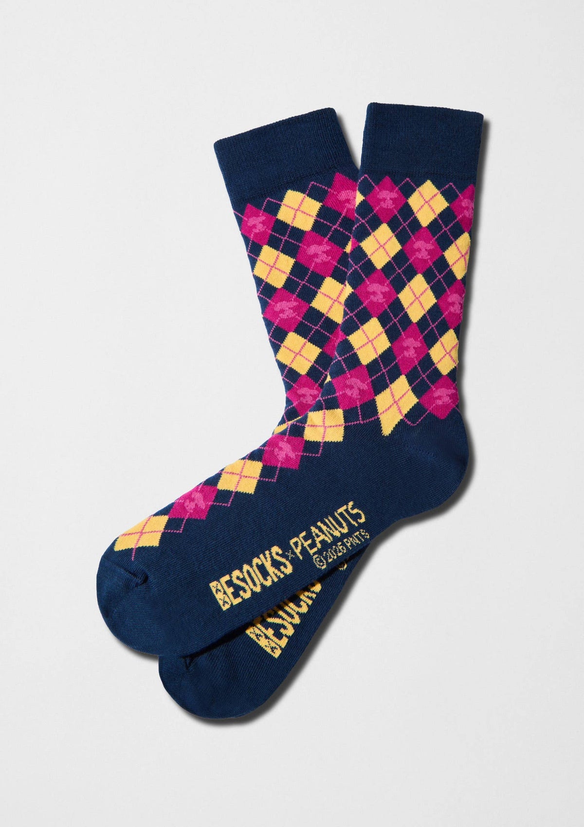 BeSnoopy Diamants Bleu marine - Chaussettes 100 % coton biologique