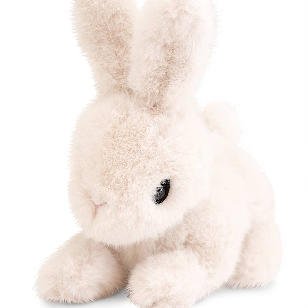 Ultra-soft white rabbit plush toy (20 cm) - 0+