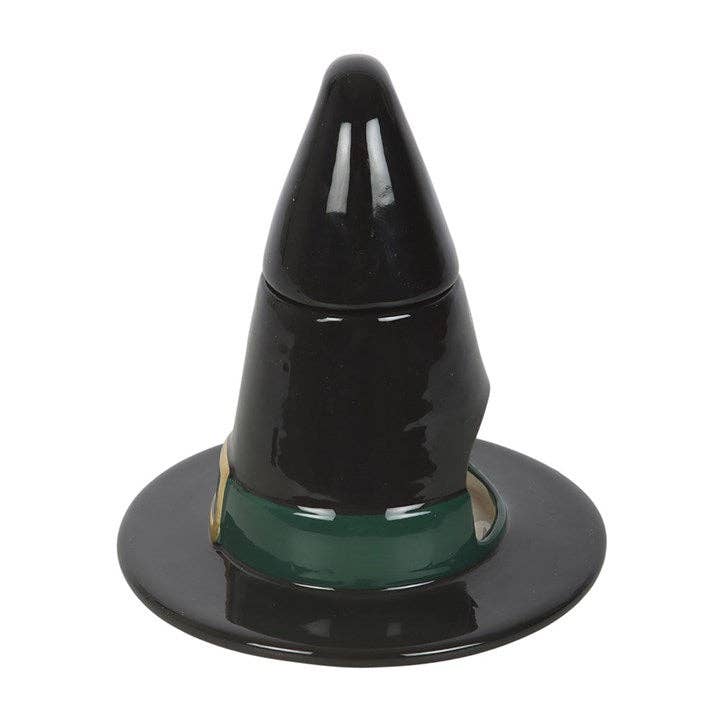 Black witch's hat incense burner for Halloween