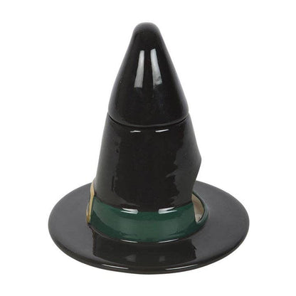 Black witch's hat incense burner for Halloween