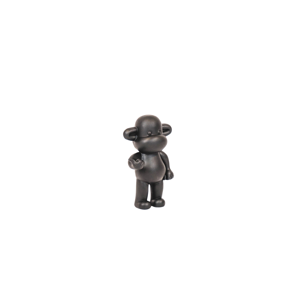 Hang Loose Monkey beeldje 'De Legende' - Zwart S