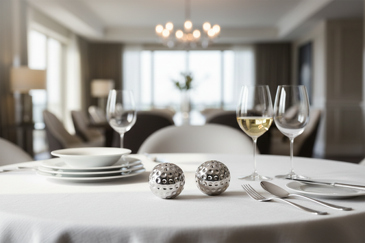 Salt and pepper golf ball