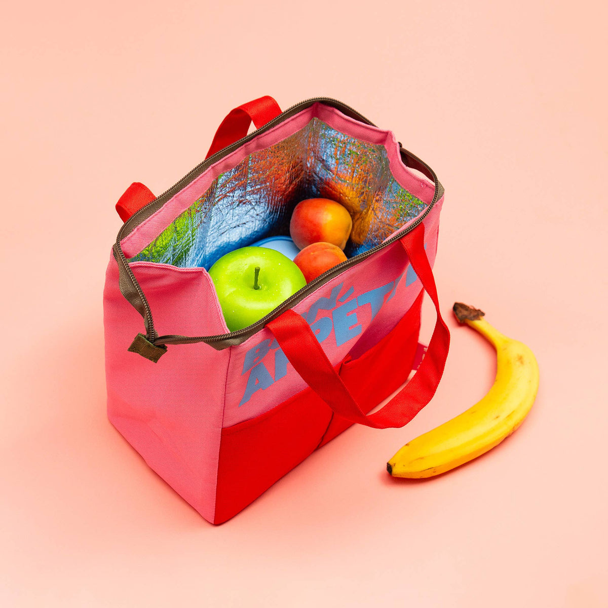 "Bon Appétit" Insulated Bag - Red