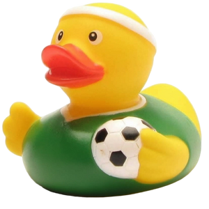 Canard Footballeur Maillot Vert