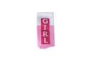 Kindersokken met girlpower-print - Roze