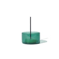 Groene glazen wierookbrander