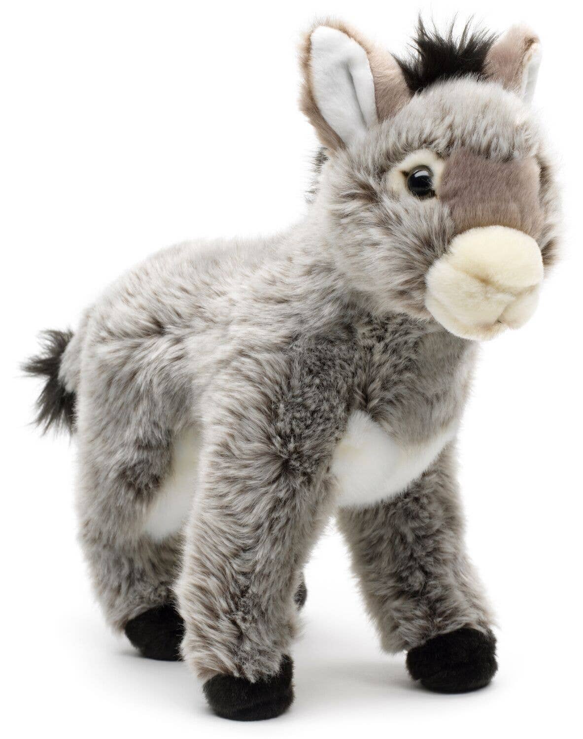 Standing donkey - 28 cm (height) - soft toy/plush