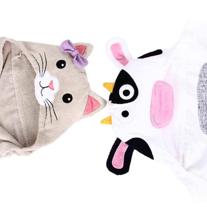 Serviette à Capuche - Animaux