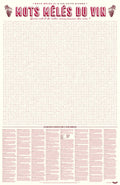 XL Spelposter - Wijn Woordzoekpuzzel 