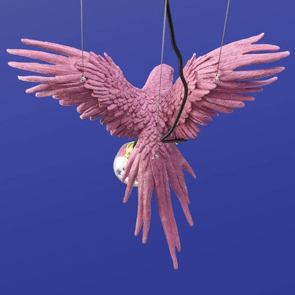 Pink Parrot Ceiling Light