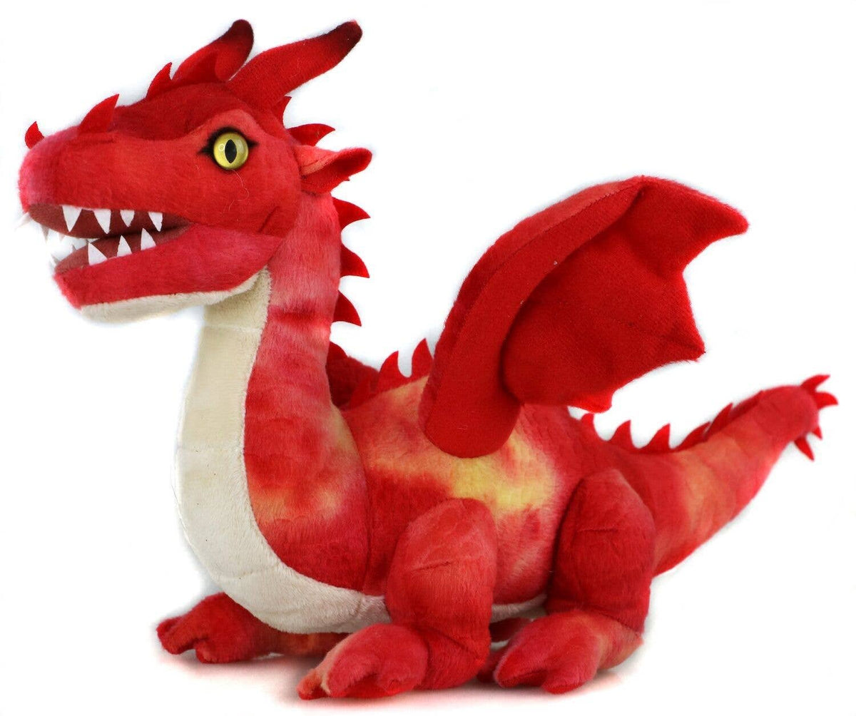 Red dragon plush toy