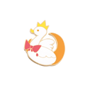 Pin’s Canard Blanc Lune