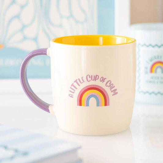 Mug arc-en-ciel "Une petite tasse de calme"