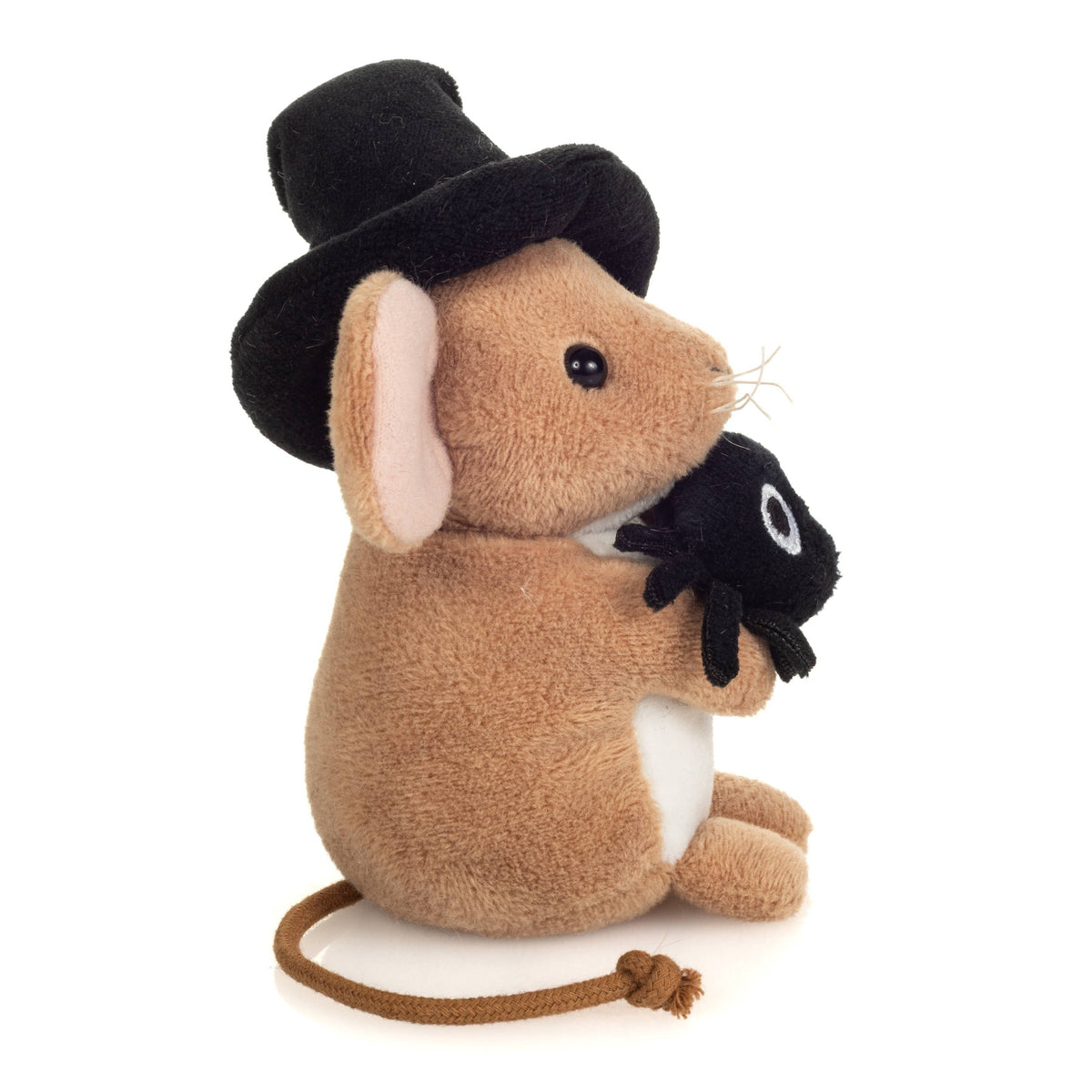 Peluche Souris d’Halloween avec Araignée – 11 cm