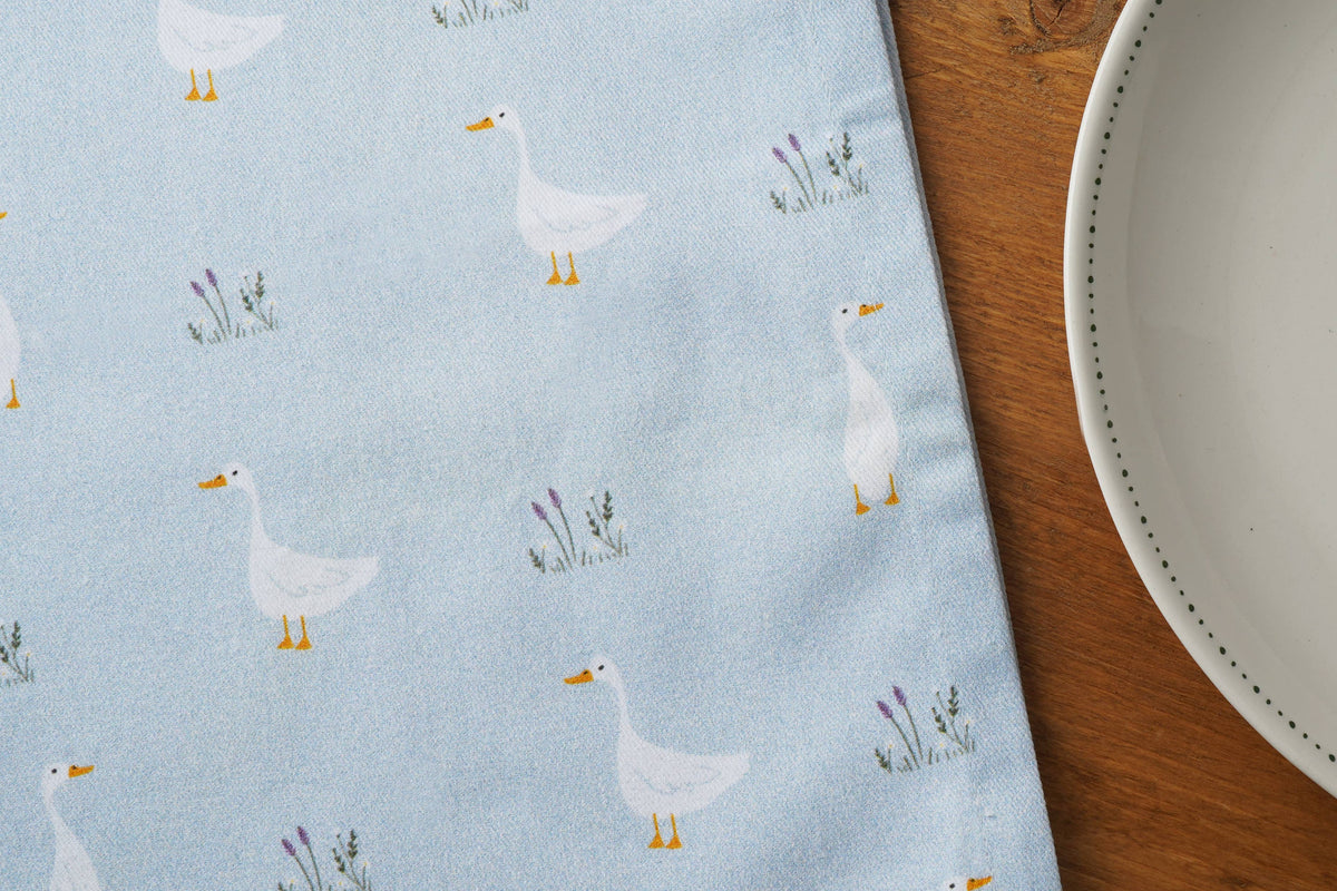 White Duck Tea Towel