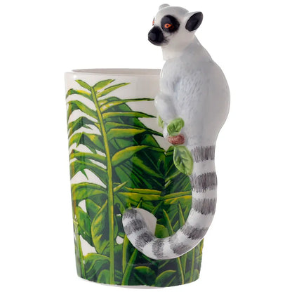 Lemur Mug with 3D Handle