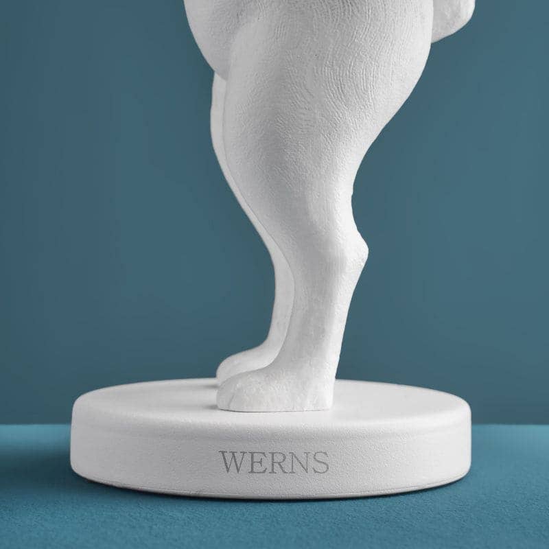 LED-tafellamp met verstoppend konijn, wit