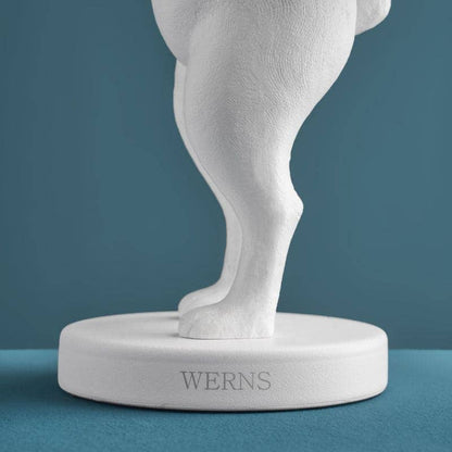 LED-tafellamp met verstoppend konijn, wit