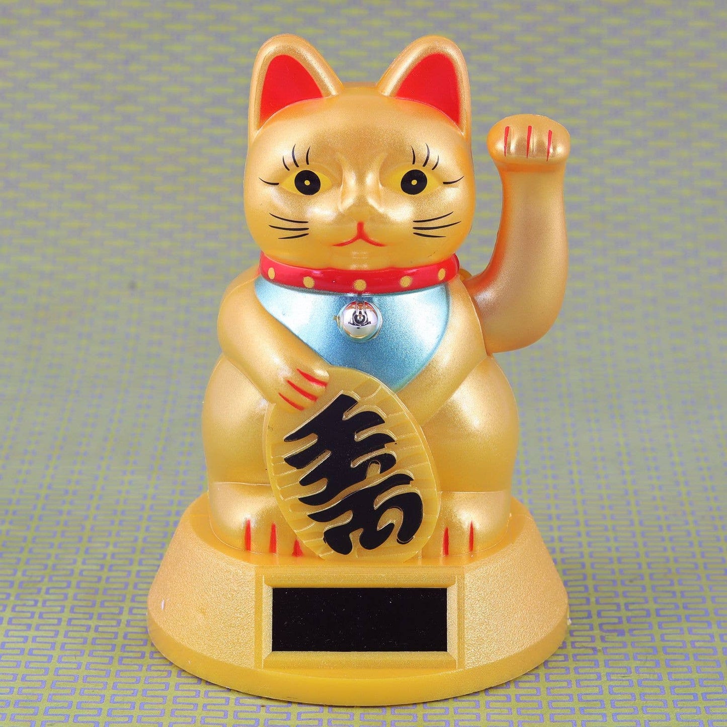 Lucky Solar Gold Cat 12cm