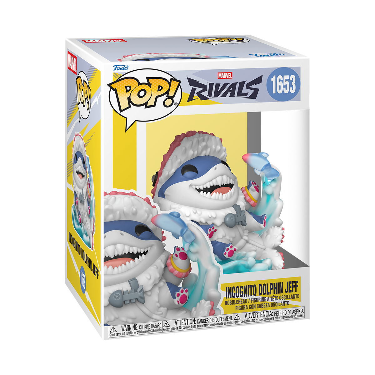 Pop! Premium Incognito Dolphin Jeff (Marvel Rivals) #1653