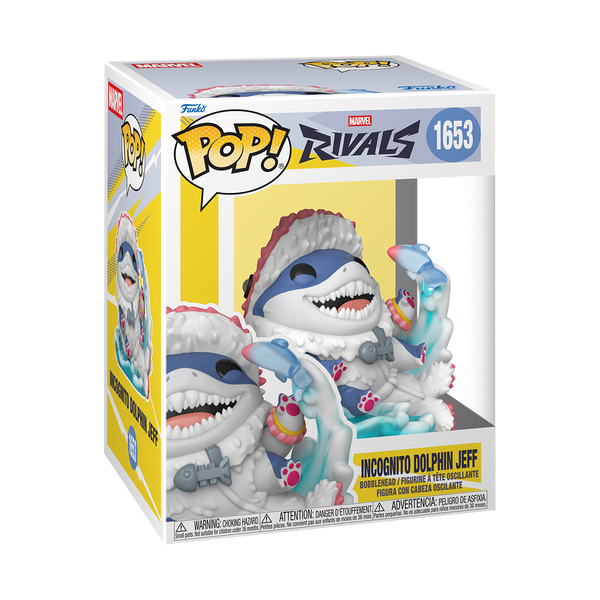 Funko Pop! Premium Incognito Dolphin Jeff Marvel Rivals #1653 - vue officielle 2